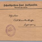 Württemberg Dienstmarke MiNr. 145 - Aufhausen nach Bopfingen 1920