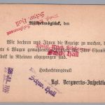 Württemberg Ganzsache - Bergwerk Salzsteuer - Schwäbisch Hall 1893