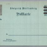 Württemberg Ganzsache D40 - 7 12 1 - ungebraucht