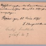 Württemberg Ganzsache - Göppingen nach Wiesensteig 1895