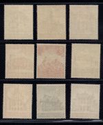 Deutsches Reich Michel Nr. 751 - 759 postfrisch