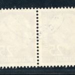 Bund Michel-Nr. 186 waagerechtes Paar gestempelt