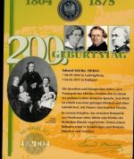 Deutschland Numisblatt 04/2004 Eduard Mörike
