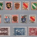 Alliierte Besetzung Franz. Zone Michel Nummer 1 - 13 gestempelt