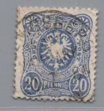 Dt. Reich Michel Nummer 42 III Plattenfehler gestempelt