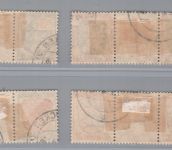 Französische Zone Allg. Ausgabe Michel Nummer 6ZW - 8ZW gestempelt