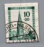 All. Besatzung Franz. Zone Baden Michel Nr. 39B gestempelt