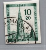 All. Besatzung Franz. Zone Baden Michel Nr. 39B gestempelt