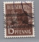 Alliierte Besetzung BiZone MiNr. 41I gestempelt