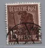 Alliierte Besetzung BiZone MiNr. 41I gestempelt