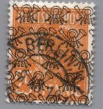 All. Besetzung Bizone Michel Nr. 45II gestempelt