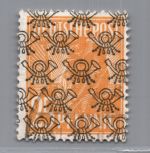 All. Besetzung Bizone Michel Nr. 45II gestempelt