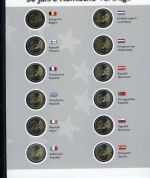 Numisblatt 50 Jahre Römische Verträge 12 x 2 EUR 2007