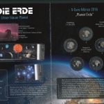 Numisblatt Planet Erde - Die Erde unser blauer Planet - 5 x 5 EUR Münze