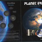 Numisblatt Planet Erde - Die Erde unser blauer Planet - 5 x 5 EUR Münze