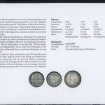 Numisbrief Bundestag / Bundesrat 2009 10 DM + 2x 5DM
