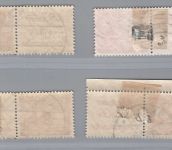 Berlin Zusammendruck Michel Nummer W5 - W8 gestempelt