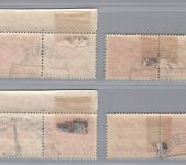 Berlin Zusammendruck Michel Nummer W13 - W16 gestempelt