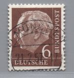 Bund Heuss Michel Nr. 180z gestempelt