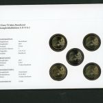 Numisbrief 70 Jahre Bundesrat mit 5x 2 EUR Gedenkmünze