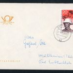 DDR Michel Nummer 662 FDC Ersttagsbrief - Tagesstempel