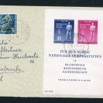 DDR Block 11 Mischfranktur , Kühren Wurzen nach Insbruck 1955
