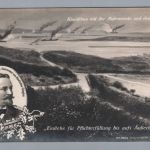 Kiautschou mit Hafen Ansichtskarte Tsingtau + Kapitän Waldeck - ungebraucht