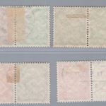 Dt. Reich Zusammendruck Michel Nr. W59 - W62 , gestempelt