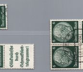 Dt. Reich Zusammendruck Michel Nr. S183 - S185 , gestempelt