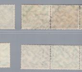 Dt. Reich Zusammendruck Michel Nr. S187 - S190 , gestempelt