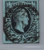 Sachsen Michel Nr. 5 , gestempelt