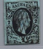 Sachsen Michel Nr. 5 , gestempelt