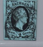 Sachsen Michel Nr. 5 , gestempelt