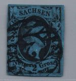 Sachsen Michel Nr. 5 , gestempelt