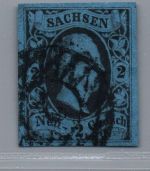 Sachsen Michel Nr. 5 , gestempelt
