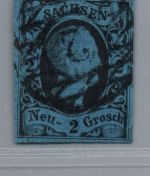 Sachsen Michel Nr. 5 , gestempelt