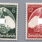Dt. Reich Michel-Nummer 586 + 587 postfrisch