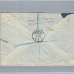 Dt. Reich Luftpost Brief Einschreiben MiNr 527 EF Mainz nach Cross England 1939