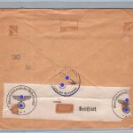 Dt. Reich Luftpost Brief MiNr 524 MiF Wattens Tirol Swarovski nach NY USA 1940