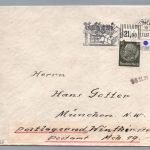 Dt. Reich Brief EF MiNr 523 - postlagernd München 1937