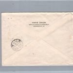 Dt. Reich Einschreiben Eil Brief Ahrenshoop Wustrow nach Berlin 1940