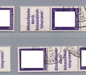 Dt. Reich Zusammendruck Michel Nr. S286 - S289 , gestempelt