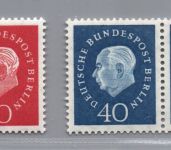 Berlin Michel Nummer 184 + 185 waagerechte Paare postfrisch