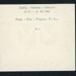 Schweiz Block Nummer 12 postfrisch 1945