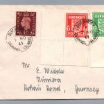 Brief Guernsey MiFr 1941 + Rand
