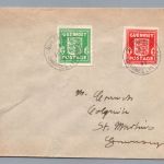 Brief Kanalinseln Guernsey MiFr 1941