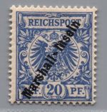 Deutsche Kolonien Marshall Inseln Michel Nummer 10 postfrisch