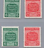 Alliierte Besetzung - SBZ Michel-Nr. 124 + 125 x + y postfrisch