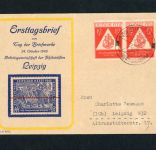 Sonderbeleg SBZ Tag der Briefmarke 1948 Michel Nr. 228