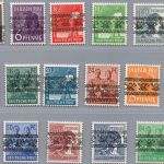 Alliierte Besetzung Bizone Michel-Nr. 36 I - 51 I (ohne 49 I) postfrisch